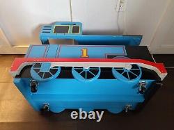 Thomas The Train Tank Engine Large Wooden Storage Bin / Toy Box Bench