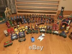 Thomas The Train Tank Engine Wooden HUGE Lot-Tidmouth Sheds-Vintage Collection
