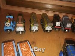 Thomas The Train Tank Engine Wooden HUGE Lot-Tidmouth Sheds-Vintage Collection