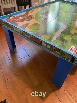 Thomas The Train Wooden Railway Play Table with Trains & Accessories