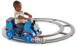 Thomas Train Rail Toy Track Fisher Price Ride On Children Boy Toddler Gift Blue