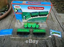 Thomas Train Wooden Railway Flying Scotsman New in Box 2003 with Collector Card
