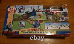 Thomas Wooden Railway Deluxe Tidmouth Timber Co. Set Complete! New in box