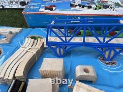 Thomas Wooden Railway Down By The Docks Train Set Almost Complete + Extras