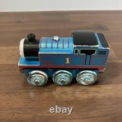 Thomas Wooden Railway Red Metallic JAMES Green PERCY Blue Celebrating 60th 3 Set