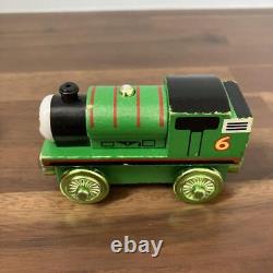 Thomas Wooden Railway Red Metallic JAMES Green PERCY Blue Celebrating 60th 3 Set