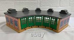 Thomas Wooden Railway Roundhouse & Action Turntable Tidmouth Sheds Train Lot
