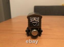 Thomas Wooden Railway Train 1994 WHITE FACE TROUBLESOME BRAKEVAN Black Roof