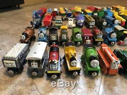 Thomas Wooden Railway Train Huge Lot Of 86 Character Engines Engine Cargo Car