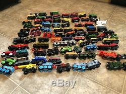 Thomas Wooden Railway Train Huge Lot Of 87 Character Engines Engine Cargo Car