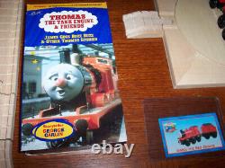 Thomas Wooden Train Red Nose James Goes Buzz Buzz Set 99508 Boco Turntable