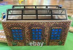 Thomas Wooden Train Set Lot Day at The Works 1997! Shed Mill Boat Bridge Culdee