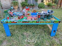 Thomas Wooden Train Table & Playboard with extras