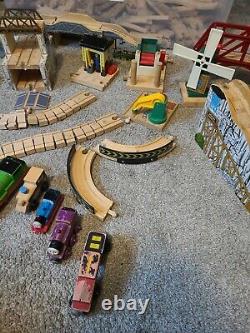 Thomas and Friends/Brio Wooden Railway Track Lot. & Accessories Over 100 Pieces