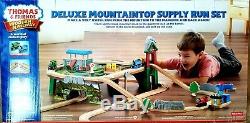 Thomas and Friends Wooden Mountaintop Supply Run Set NIB New Train Discontinued