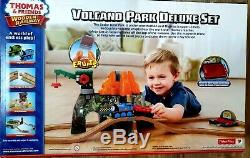 Thomas and Friends Wooden Volcano Park Deluxe Set NIB New Train Discontinued