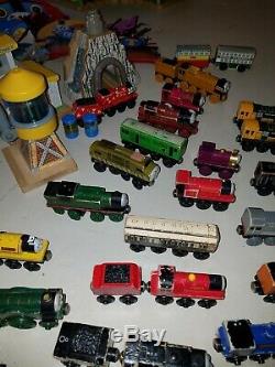 Thomas the Tank Engine Wooden Train And Accessory Lot circa 2004