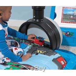 Thomas the Tank Train Engine Toddler Bed Storage Bedroom Childrens Furniture Blu