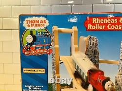 Thomas the Train & Friends Wooden Railway NEW RHENEAS & THE ROLLER COASTER SET