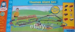 Thomas the Train Giant Set Tomy Motorized Road And Rail System, LOT XTRA FRIENDS