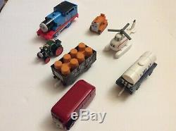 Thomas the Train Giant Set Tomy Motorized Road And Rail System, LOT XTRA FRIENDS