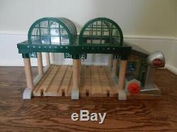 Thomas the Train Knapford Station Deluxe Wooden Track Working Microphone Rare