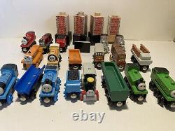 Thomas the Train Wooden Railroad Tracks Buildings Engines Huge Lot Approx 200 pc
