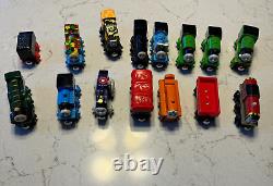 Tomy Thomas the Tank Engine & Friends Wooden Railway Trains Lot x 15