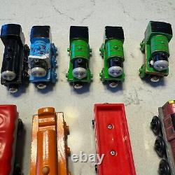 Tomy Thomas the Tank Engine & Friends Wooden Railway Trains Lot x 15