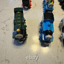 Tomy Thomas the Tank Engine & Friends Wooden Railway Trains Lot x 15