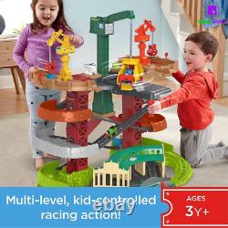Tower Action-Packed Train Play with Thomas & Percy Engines & Harold Helicopter