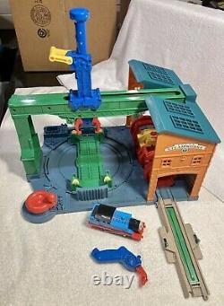 Trackmaster SPIN & FIX THOMAS at the SODOR STEAMWORKS Set withWelding Tool EUC