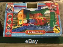 Trackmaster spin & fix set hero of the rails Sodor Steamworks very rare complete