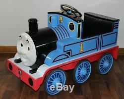 Train Pedal Car THOMAS The Tank Engine by Airflow Metal Full Size Ride On Toy