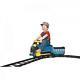 Train Ride On Toy Battery Powered Wheels Track Steam Engine Christmas