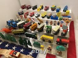 VTG 1990s-2000s Thomas And Friends Trains RARE Wooden Huge Lot