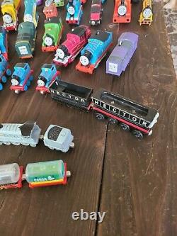 Vintage Huge Thomas The Train Lot Includes wooden, metal, and plastic 48 pieces