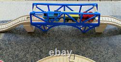 Vintage LOT Thomas The Train Wooden Trains Tunnels Bridge And Much More
