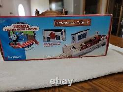 Vintage Thomas Wooden Railway 1999 TRANSFER TABLE Clickity Train Track Complete