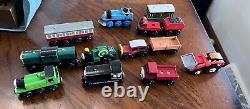 Vintage Thomas the Tank Engine & Friends Wooden Railcar Train Lot Of 13
