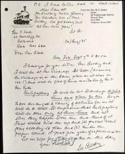 Wilbert AWDRY (Thomas the Tank Engine Author) Autograph Letter and Signed Print