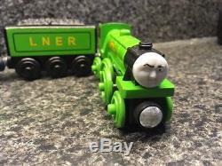 Wooden Railway Flying Scotsman Thomas The Tank Engine And Friends 3 Piece Set