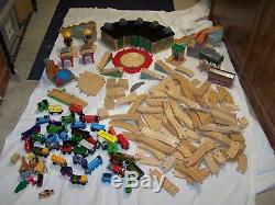 Wooden Thomas The Train Tank Engine Huge Lot over 170 Pieces Track & Accessories