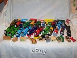 Wooden Thomas The Train Tank Engine Huge Lot over 170 Pieces Track & Accessories